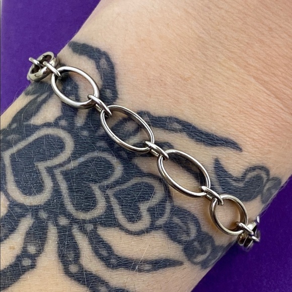 💛 Elegant 925 Silver Chain Bracelet - Picture 3 of 5